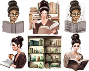 Book Lover Clipart