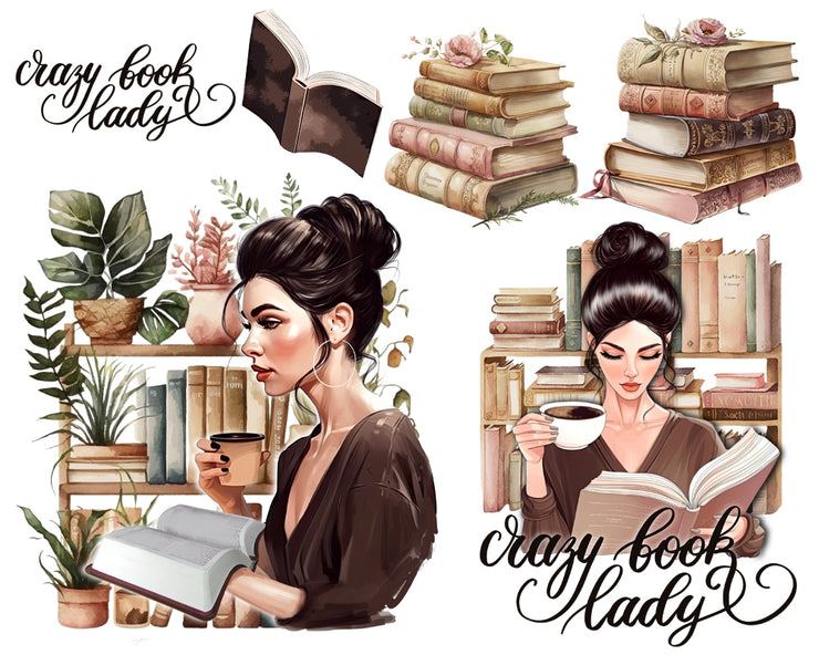 Book Lover Clipart