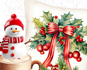 Christmas Scene PNG for Seasonal Decorations