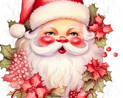 Red Santa Claus Sublimation PNG for Shirts