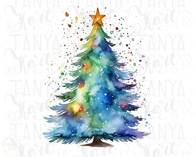 Pastel Candy Christmas Tree PNG | Merry Christmas PNG
