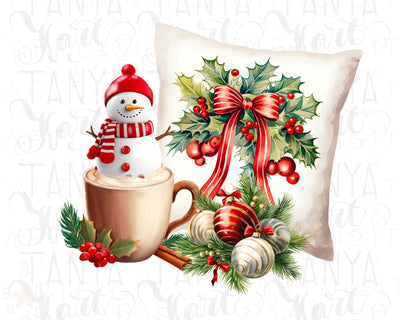 Christmas Scene PNG for Seasonal Decorations