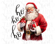 Vintage Santa Christmas Sublimation Designs