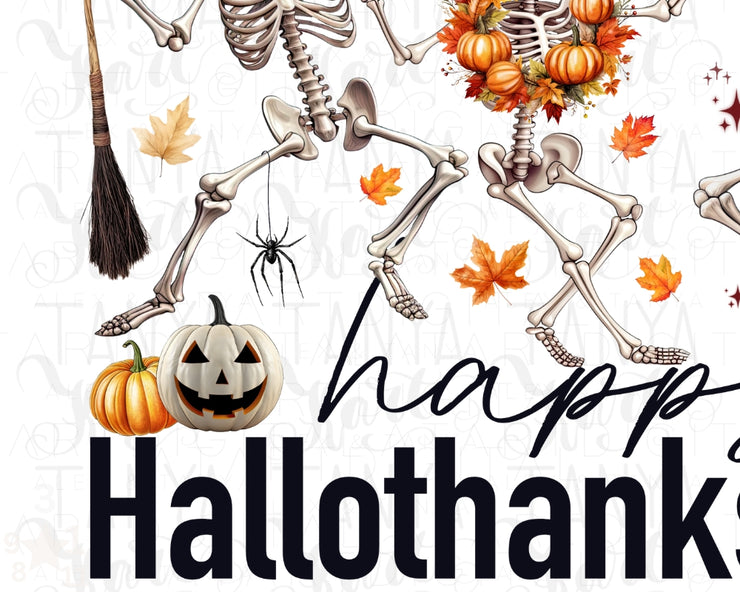 Happy Hallothanksmas PNG Digital Download for Sublimation Designs