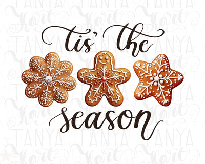 Tis the Season, Gingerbread Man, Christmas Cookies