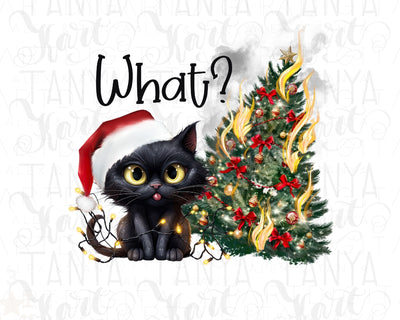 What Cat Christmas Tree, Christmas Animal PNG for Cat Lovers