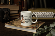 Just a Girl Who Loves Books and Coffee Png for Sublimation