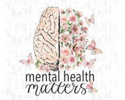 Mental Health Matters Png Instant Download