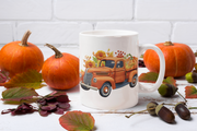 Fall Truck with Pumpkins PNG