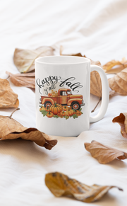 Happy Fall Y'all Truck PNG Instant Sublimation Download