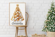 Gold Christmas Tree PNG