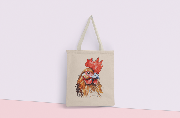 Watercolor Rooster PNG Digital Download