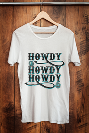 Gemstone Howdy Png Sublimation Design - Instant Download for DIY Tshirt Printing, Turquoise Western Howdy Digital