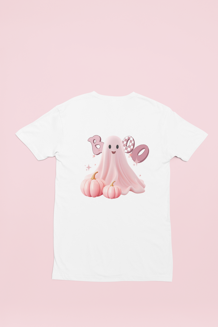 Cute Funny Pink Halloween Ghost Png Design