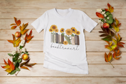 Booktrovert with Sunflowers Png Instant Download