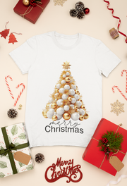 Gold Christmas Tree PNG