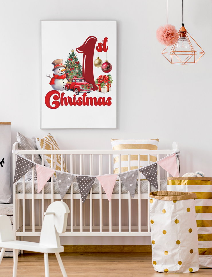 Baby's First Christmas Digital Design