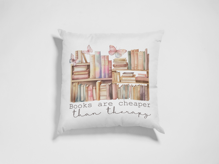 Books Are Cheaper Than Therapy Png Instant Download for Book Lovers