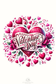 Happy Valentines Day Instant Download for Sublimation Files