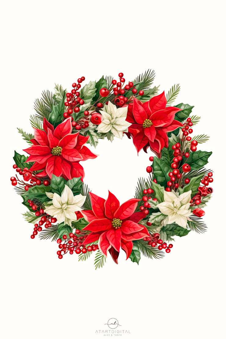 Christmas Wreath Designs PNG Downloads