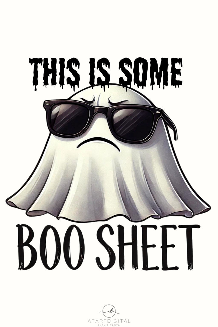 This is Some Boo Sheet, Ghost Shirt PNG for Halloween, Digital File, Funny Boo Sheet Sublimation Design, Ghost Digital Download