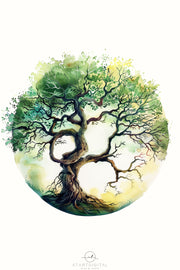 Tree of Life Sublimation Design | Printable Planner Sticker