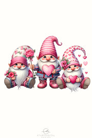 Valentine's Day Gnomes for Shirt Design