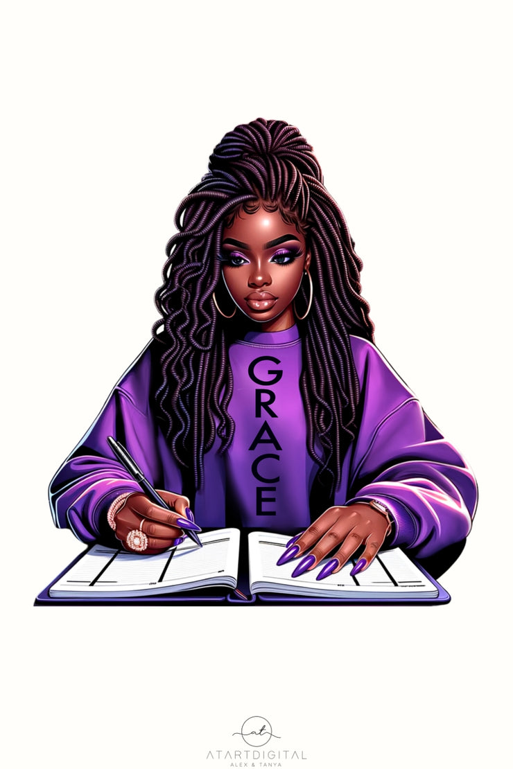 Black Woman PNG Digital Downloads