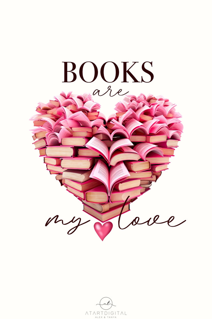 Books Are My Love, Pink Heart