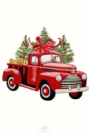 Holiday Truck Art Sublimation Graphics