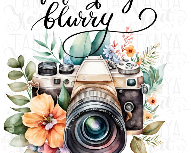 Floral Photo Camera, Vintage Design Png, Camera Illustration