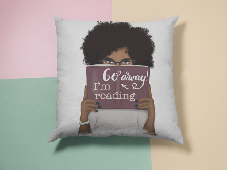 Go Away I'm Reading Afro Woman Png Instant Download Sublimation Designs