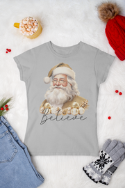 Believe in Santa Claus PNG: Christmas Sublimation Designs