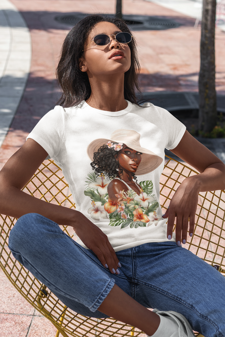 African American Summer Girl Png | Sublimation Design