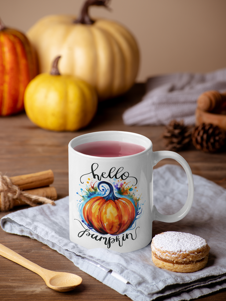 Hello Pumpkin PNG Digital Download Fall Quote Thanksgiving