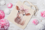 Little Pink Cow PNG: Digital Download for Sublimation