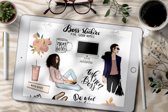 Mom Boss | Goodnotes Stickers