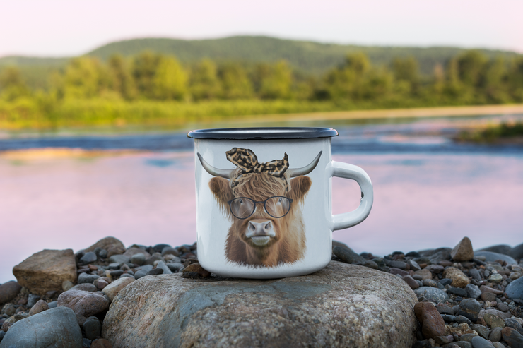 Cow With Glasses Png Farm Sublimation