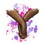 Hands Together | African American | PNG Sublimation