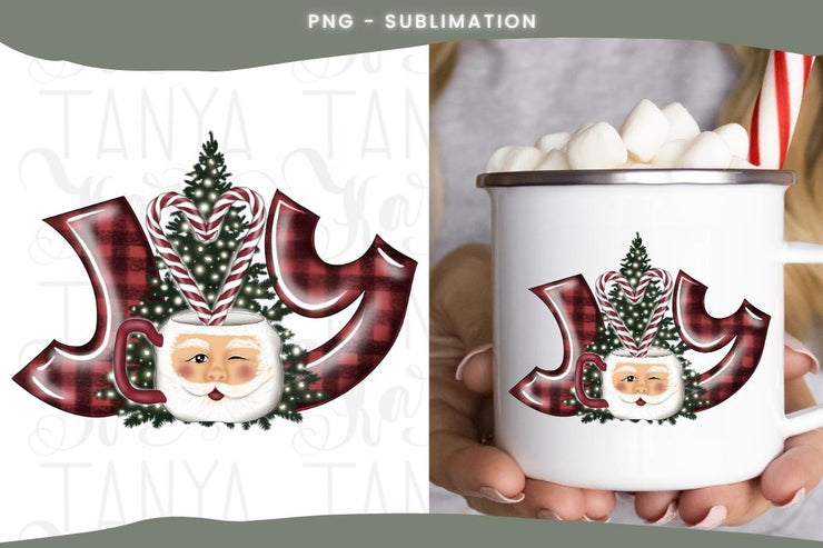 Santa Claus Png | Joy Gnome | Merry Xmas Sublimation Design