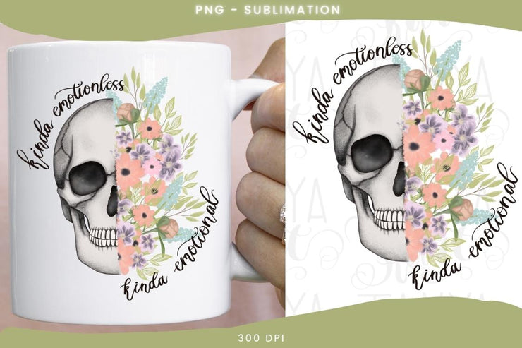 Floral Skull Png | Kinda Emotionless Kinda Emotional