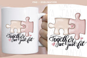 Valentine's Day | Together We Just Fit | Digital Png