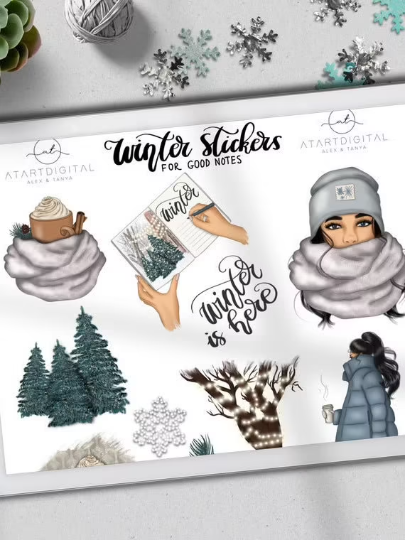 Winter Kit | Goodnotes Stickers