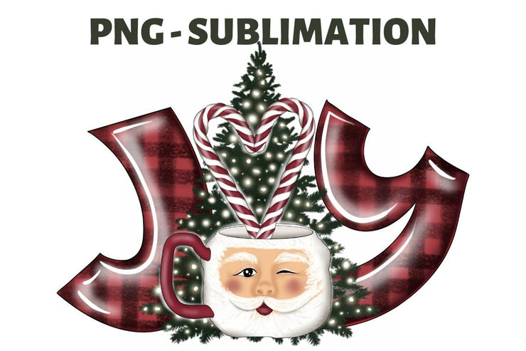 Santa Claus Png | Joy Gnome | Merry Xmas Sublimation Design