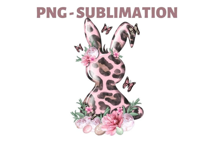 Pink Rabbit Png | Easter Eggs | Sublimation Printing