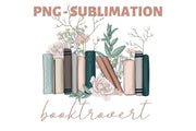 Booktrovert Png | Sublimation File | Flowers Books