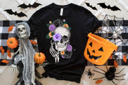 Scull With Flowers, Sublimation Graphics