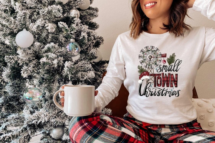 Small Town Christmas  | Merry Xmas Png | Sublimation Quote