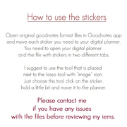 Goodnotes Stickers |  African American |  Bookish Stickers