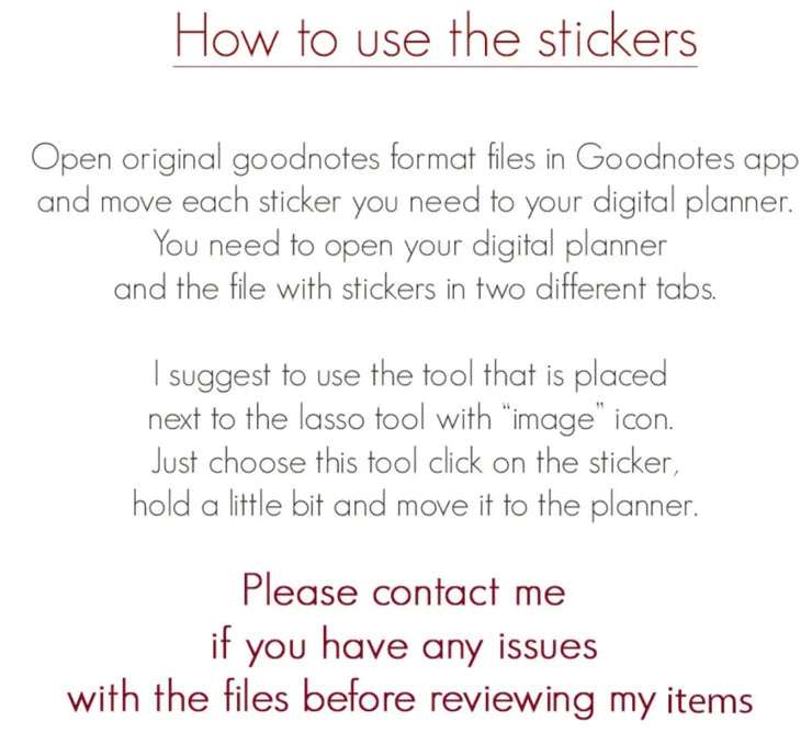Teacher Icons Goodnotes 5 Digital Stickers